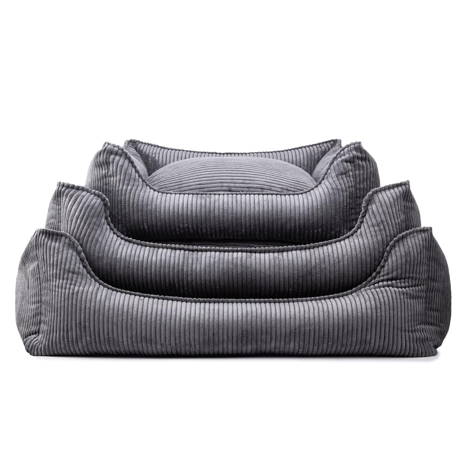 William Walker Orthopädisches Cord Hundebett Charcoal (grau)